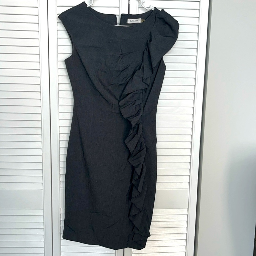 Calvin Klein grey dress size 2